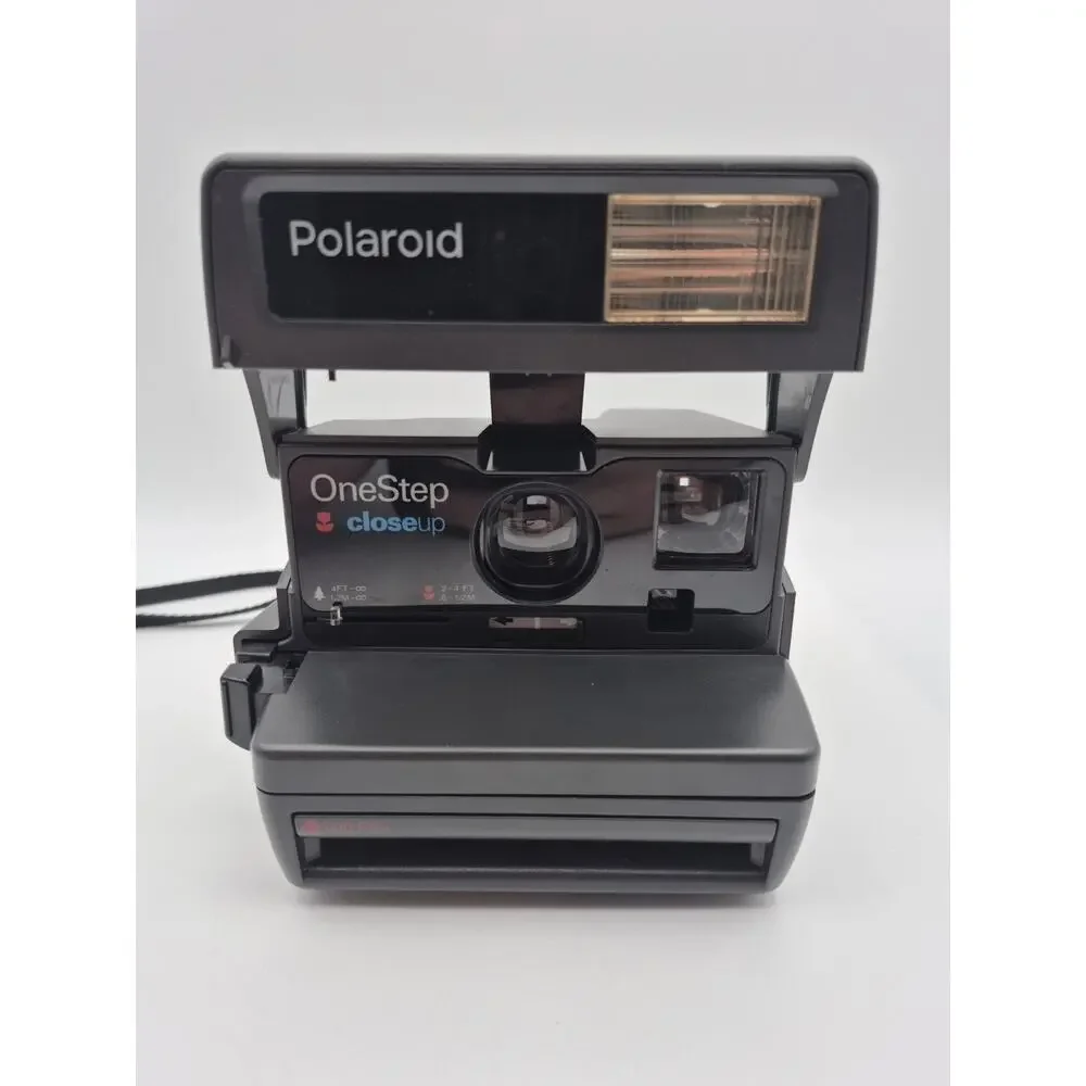 Vintage Polaroid One Step Close Up 600 Instant Film Camera w/ Strap